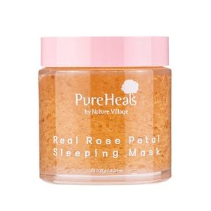 PureHeals - Real Rose Petal Sleeping Mask, 3.53 fl.oz (100g) NIB NEVER USED